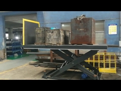 Hydraulische doklift met elektrische superlengte lip is het testen van de belasting 5T op het