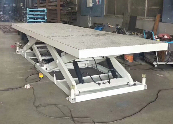 3Tons Double Scissor Hydraulic Lift Table Or Long Size Lift Table 1.6m Lifting Height.