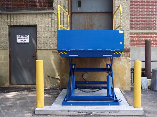 Lift van het schaar de Hydraulische Dok met Veiligheid Toe Guard Adjustable Height 500mm To1600mm